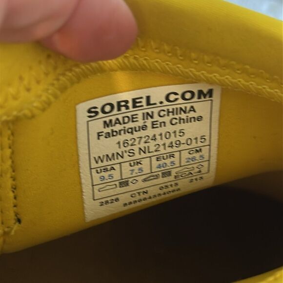 SOREL Medina III Waterproof Heeled Ankle Rain Boot Black Booties Womens 9.5 - Picture 11 of 13